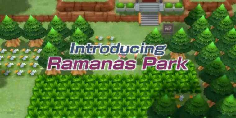 Le parc Ramanas de Pokemon Brilliant Diamond et Shining Pearl est génial après l’épée et le bouclier