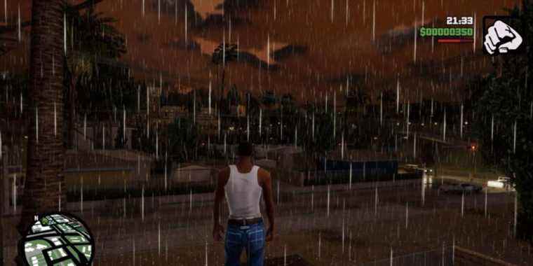 Les effets de pluie de la trilogie GTA considérablement améliorés avec une nouvelle mise à jour