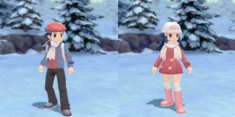 Les tenues en platine de Pokemon Brilliant Diamond et Shining Pearl ouvrent la porte au contenu téléchargeable