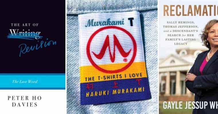 Nouvellement publié, des T-shirts de Haruki Murakami à Sally Hemings