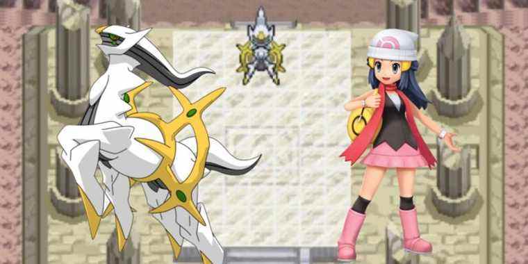 Pokemon Brilliant Diamond et Shining Pearl Fan recrée la rencontre originale avec Arceus