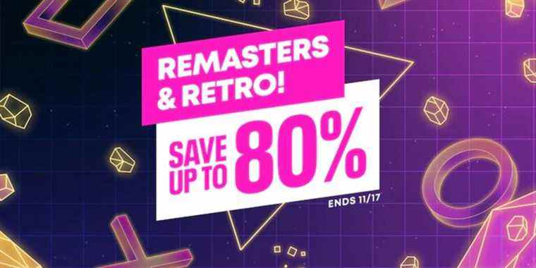 Remises sur les soldes du PlayStation Store Remasters et jeux rétro