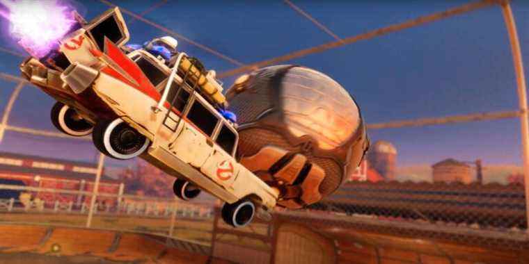 Rocket League ajoute du nouveau contenu Ghostbusters