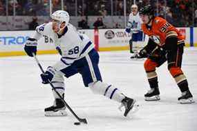 L'ailier des Leafs Michael Bunting a marqué neuf points lors de ses cinq derniers matchs.  ÉTATS-UNIS AUJOURD'HUI SPORTS