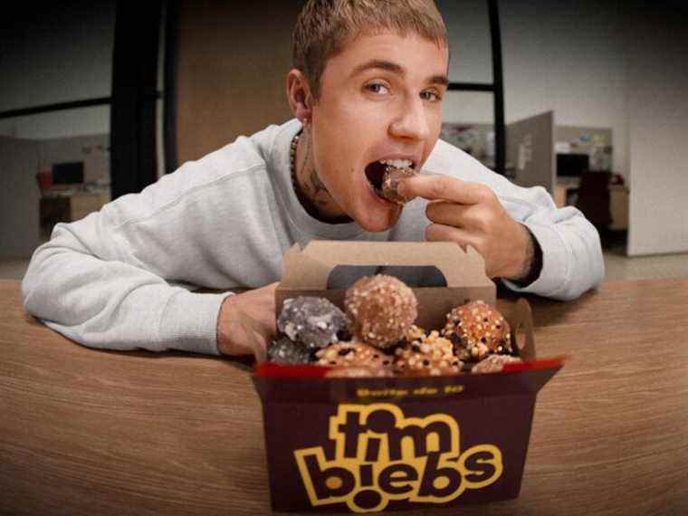 Lancement des Timbiebs de Justin Bieber chez Tim Hortons (et Internet s’y intéresse beaucoup)