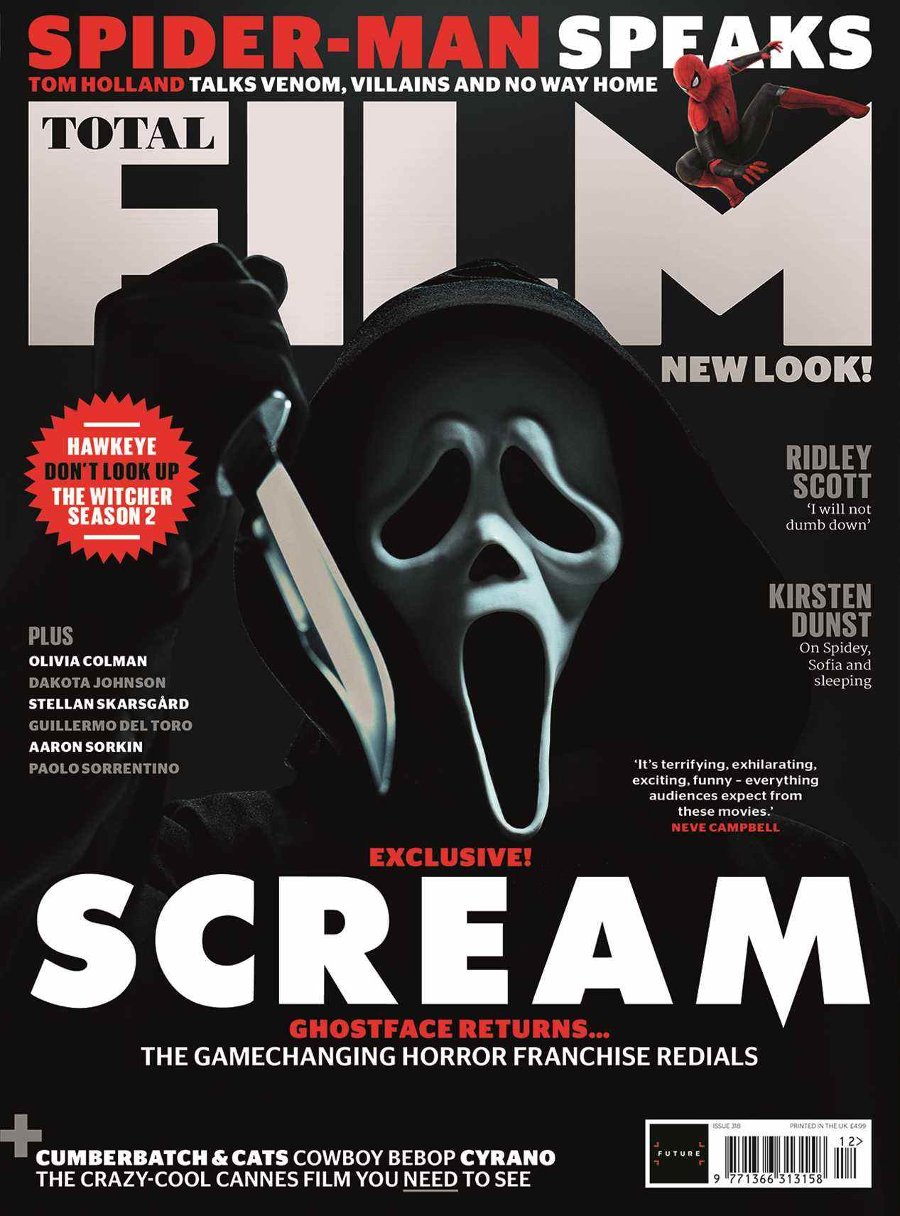 Couverture de Scream de Total Film