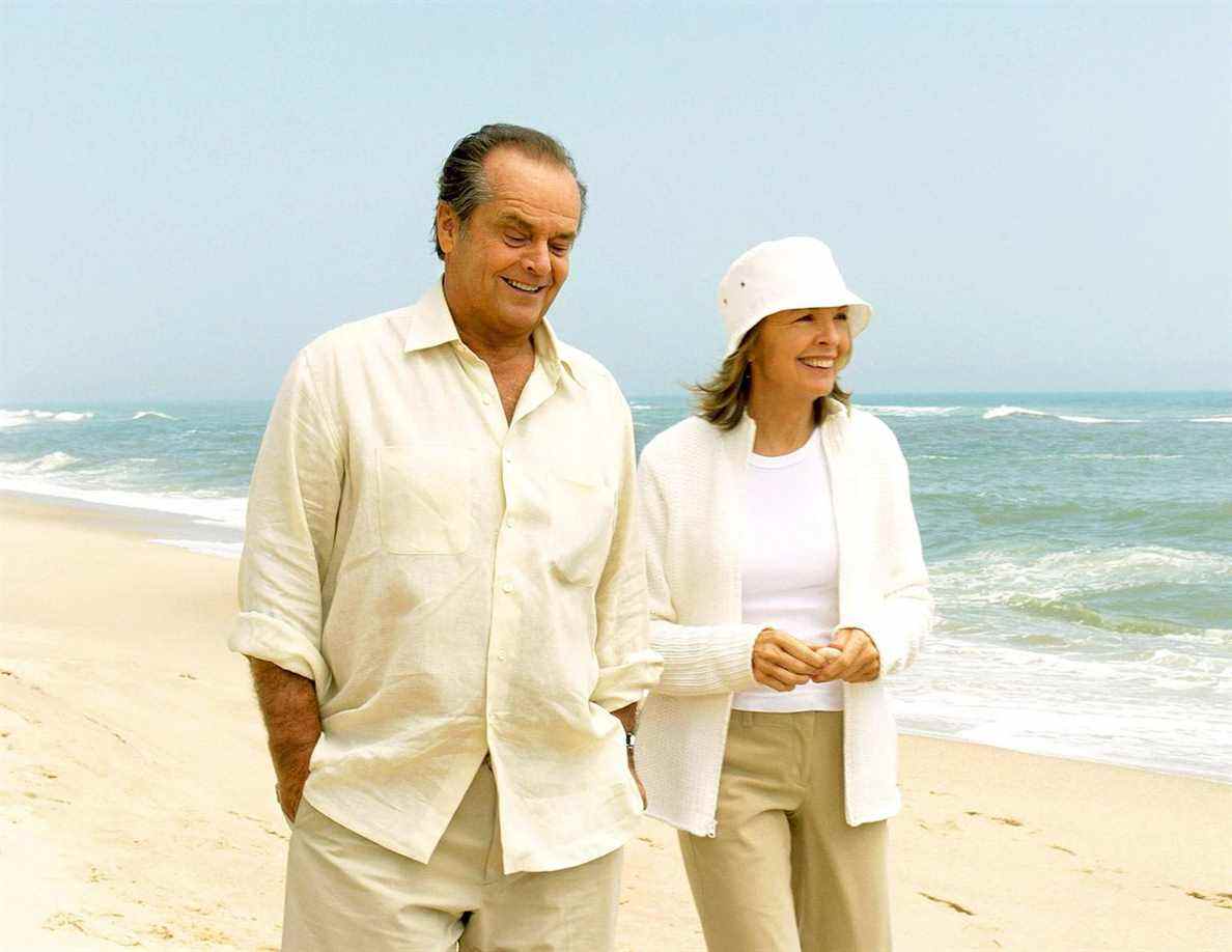 Jack Nicholson et Diane Keaton dans Something's Gotta Give.