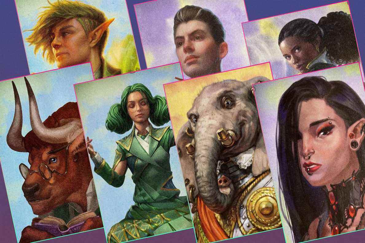 Une collection de co-eds de Strixhaven, Magic: The Gathering's Elite College.