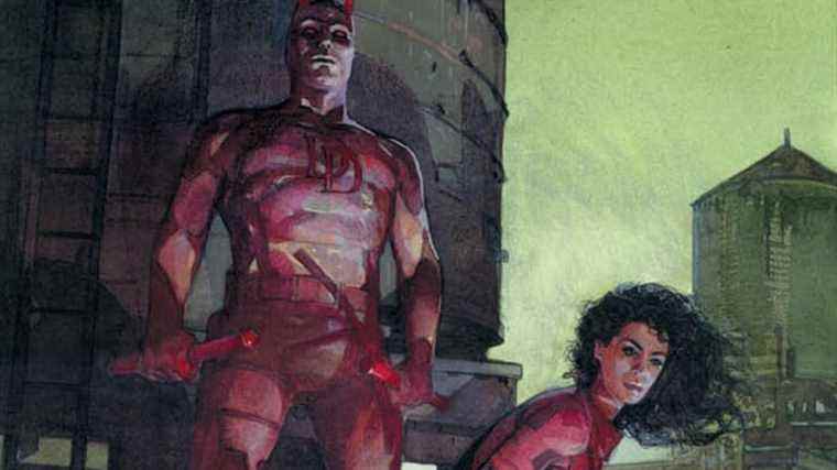 La variante d’affiche du film Devil’s Reign #1 Marvel présente le retour d’Alex Maleev à Daredevil et Elektra