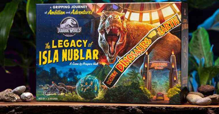 Jeu de société Jurassic World de style Legacy en route, aperçu exclusif de Polygon
