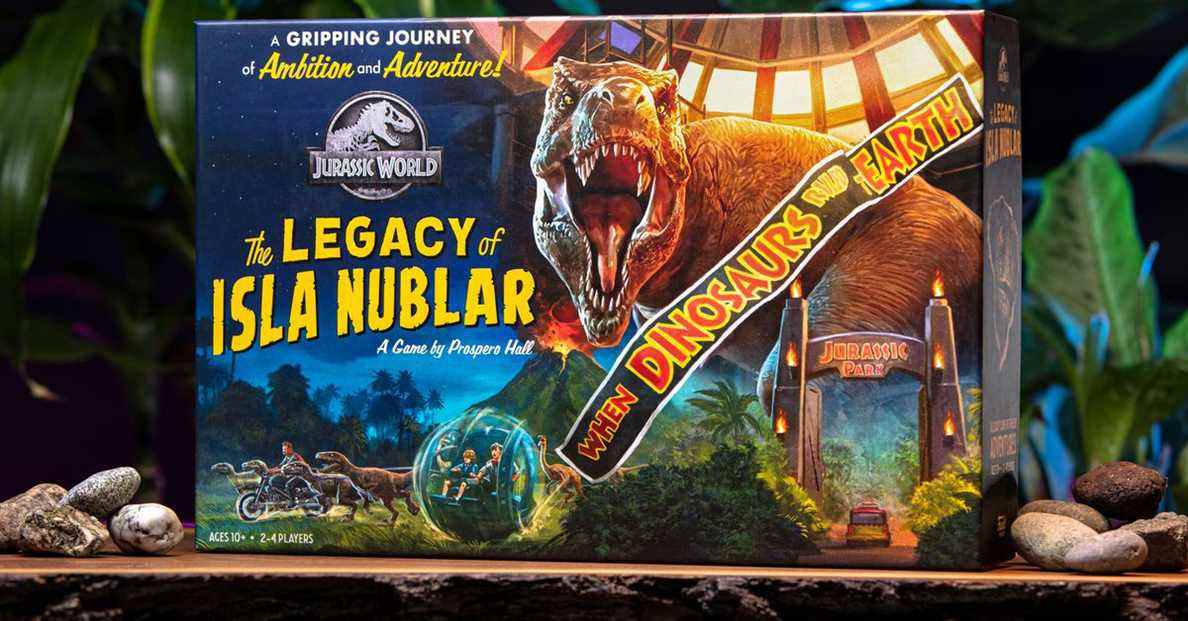 Jeu de société Jurassic World de style Legacy en route, aperçu exclusif de Polygon
