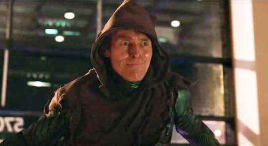 Le gobelin vert de Willem Dafoe démasque dans Spider-Man: No Way Home Clip