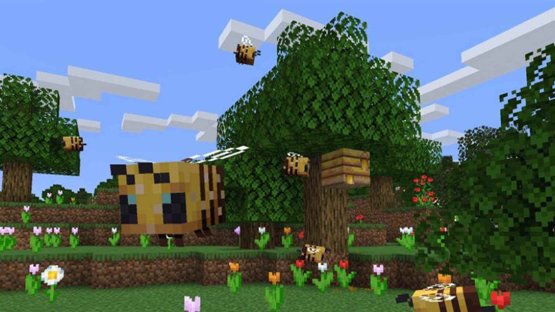 Minecraft 1.18.1 sauve les abeilles
