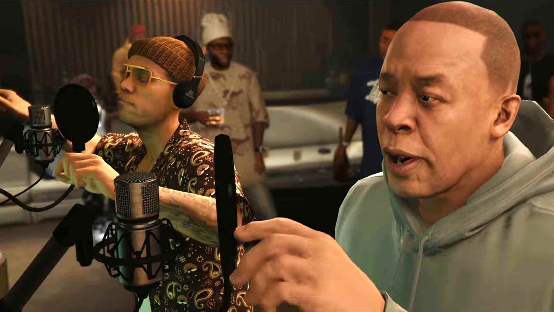 La prochaine histoire de GTA Online vous fait travailler avec Dr. Dre pour récupérer sa musique
