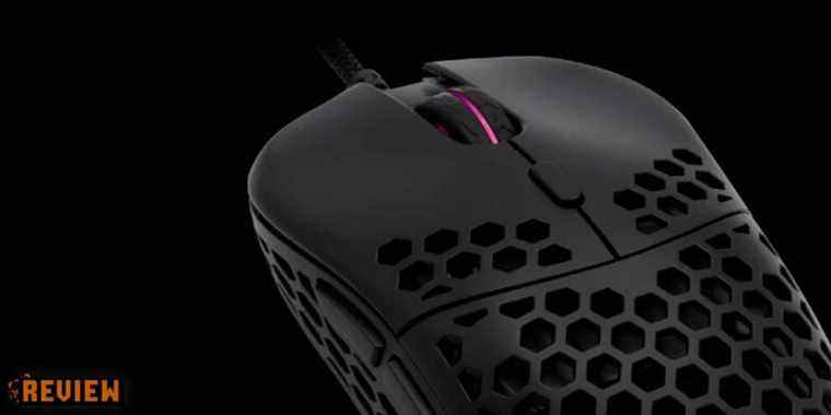 Examen de la souris de jeu ultralégère Dark Matter Hyper-K - Élégant et léger
