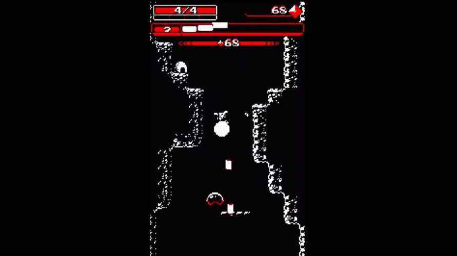 Meilleurs jeux roguelike - Downwell