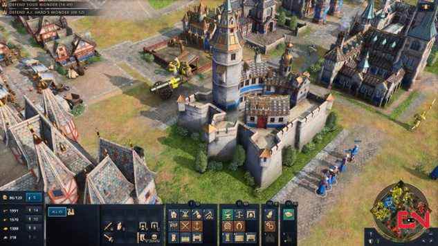 Age of Empires 4 Gros plan sur la ville