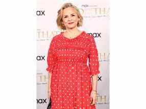 Amy Sedaris pose lors de la première tapis rouge du 