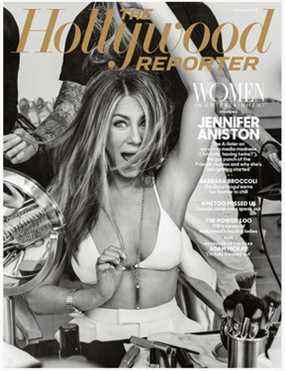 Jennifer Aniston en couverture du Hollywood Reporter