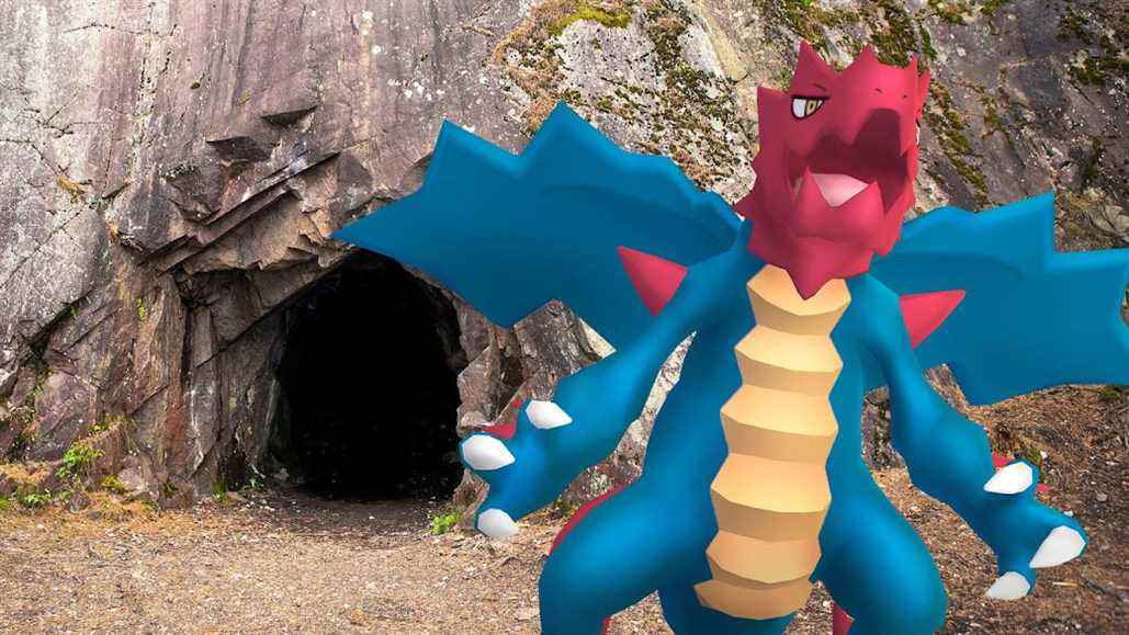 Shiny Druddigon Pokemon GO Dragonspiral Descente
