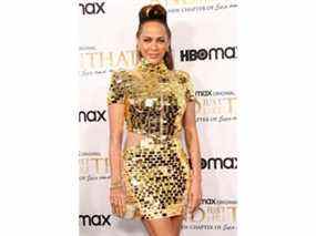 Nicole Ari Parker pose lors de la première du tapis rouge du 