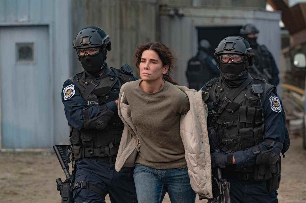 Le personnage de Sandra Bullock arrêté dans une photo de 