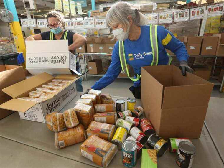 Alors que la valeur nette des ménages augmente au Canada, les files d’attente dans les banques alimentaires augmentent également