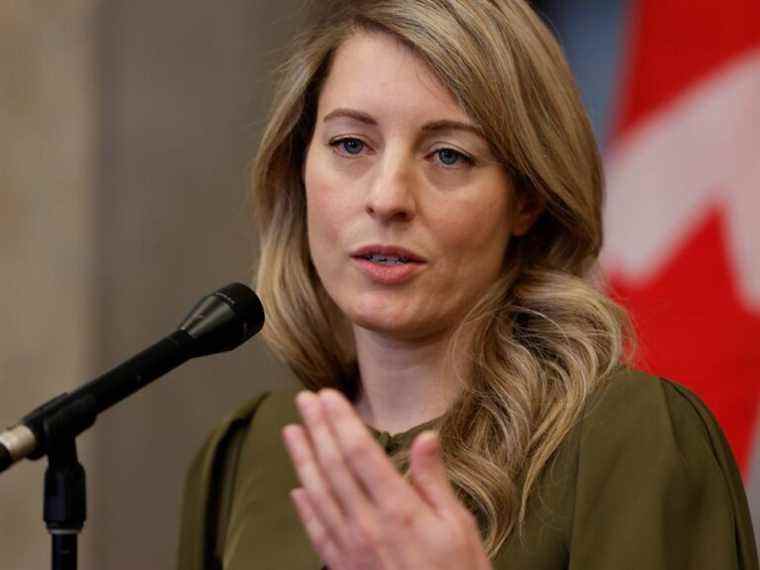 Diane Francis : Melanie Joly n’a pas à être ministre des Affaires étrangères