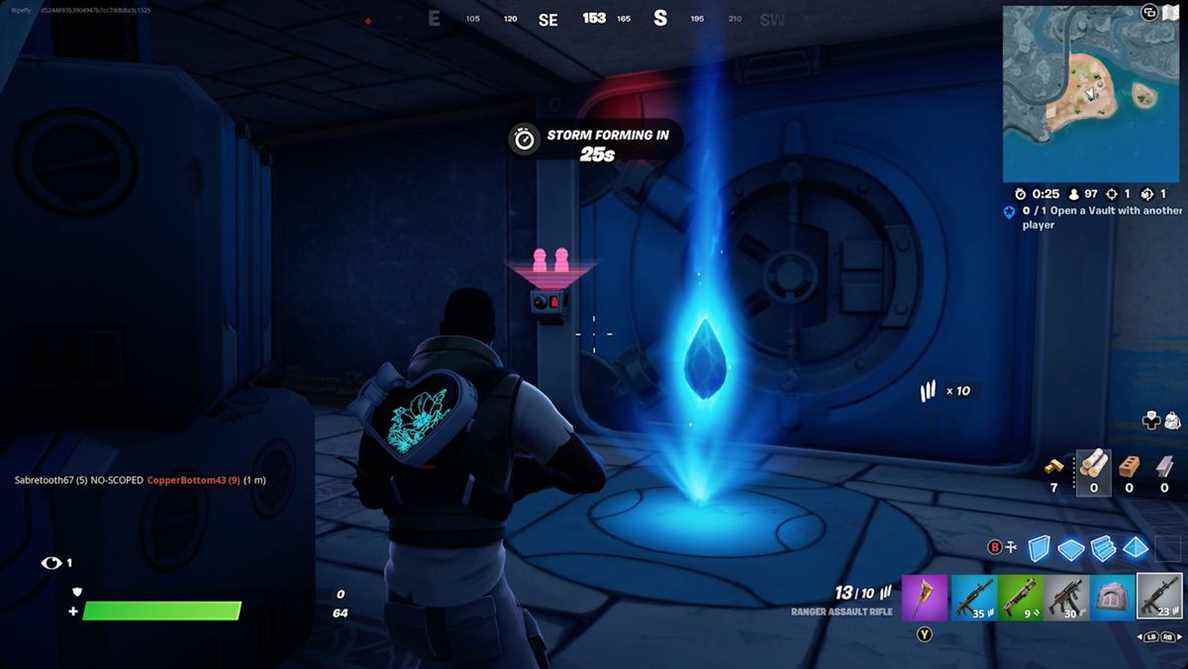 Ouvrir un coffre-fort avec un autre joueur – Guide Fortnite Chapter 3 