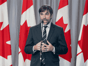 Le ministre de l'Environnement et du Changement climatique, Steven Guilbeault.