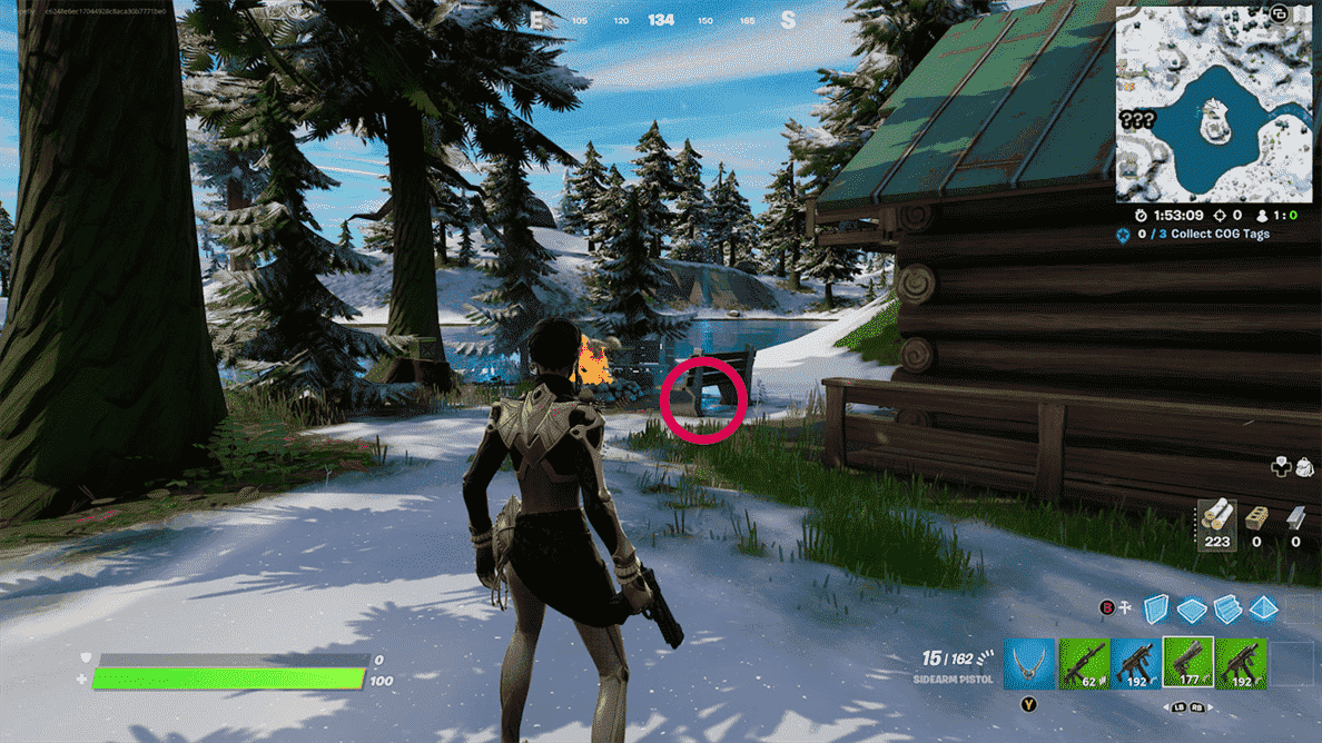 Emplacements de la carte des balises COG dans le guide Fortnite Chapter 3