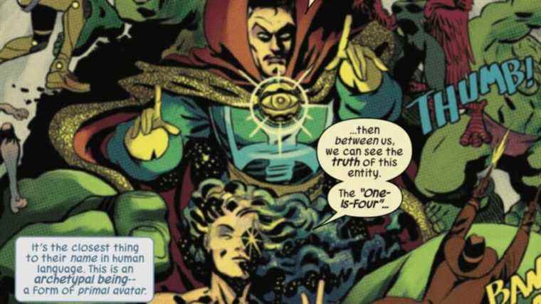 Le docteur Strange combine des pouvoirs avec ses coéquipiers pour un sort puissant dans l’aperçu de Defenders #4