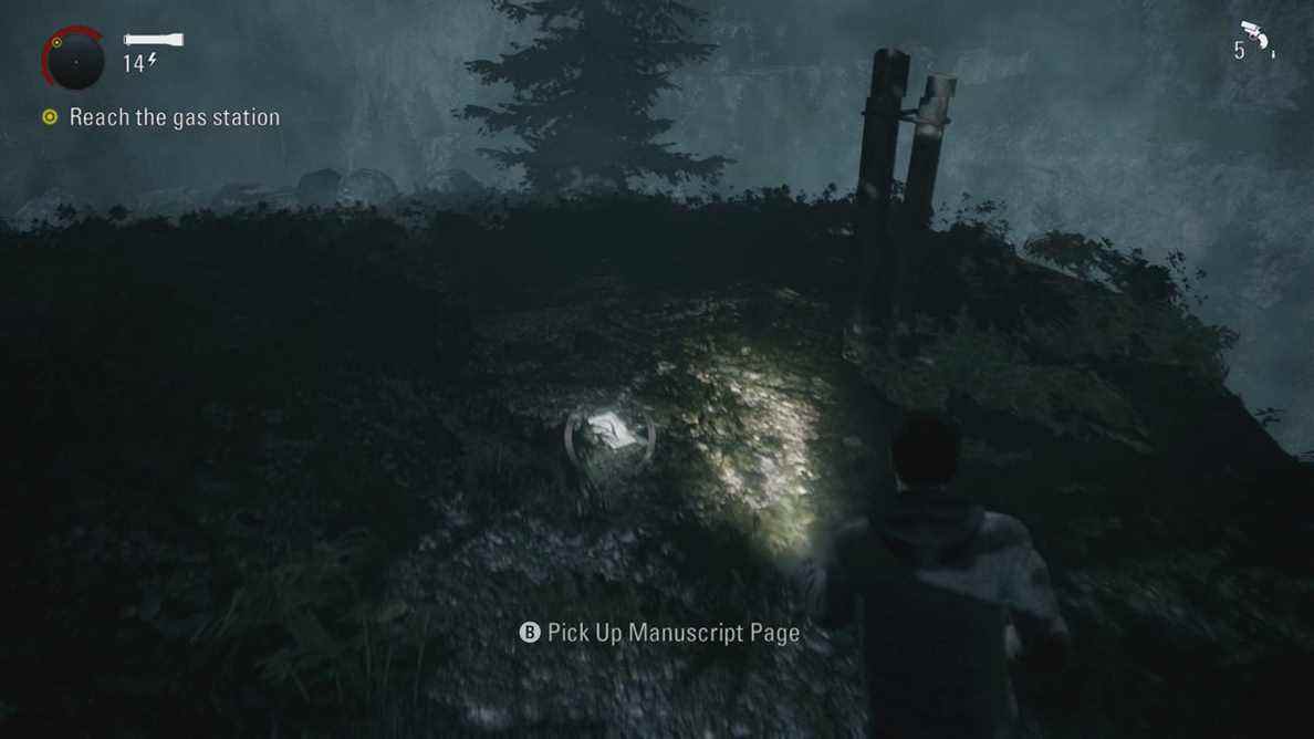 Un lieu de collection caché à Alan Wake