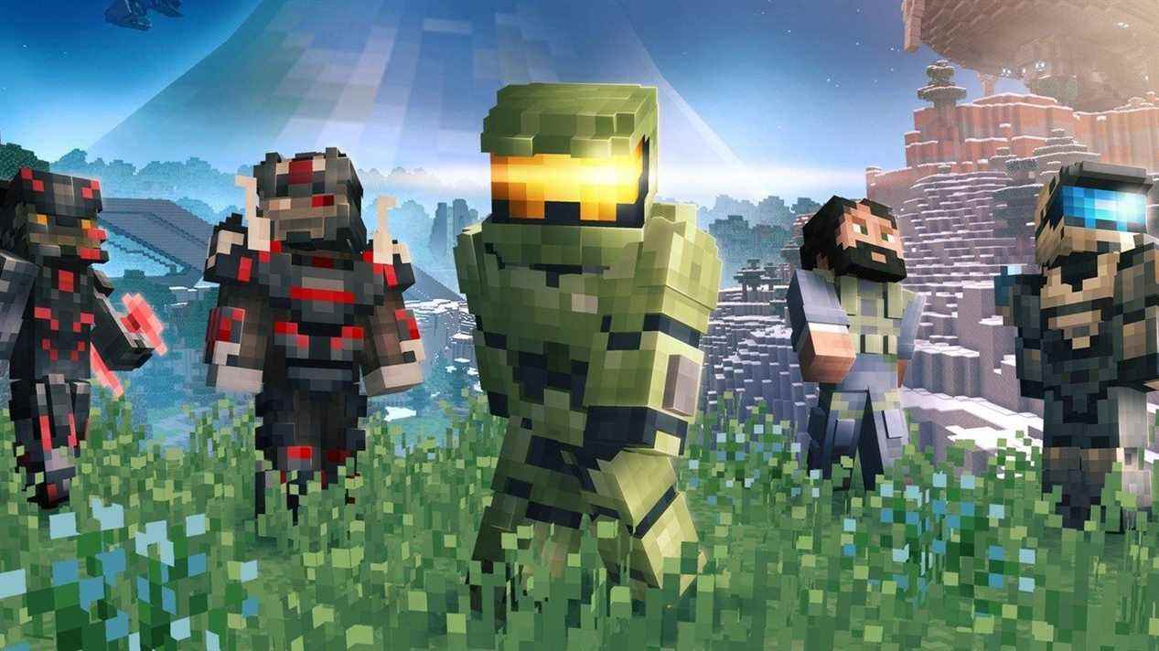 Minecraft célèbre le lancement de la campagne Halo Infinite avec huit nouveaux skins
