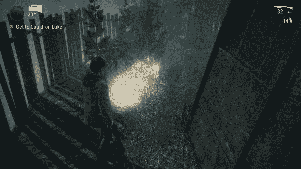 Un lieu de collection caché à Alan Wake