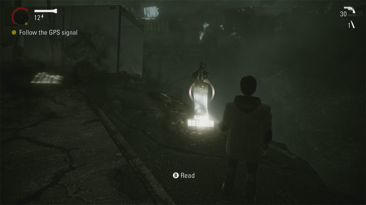 Un lieu de collection caché à Alan Wake