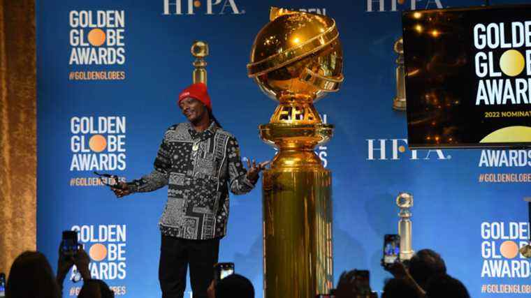 

	
		À l'intérieur de l'événement des nominations aux Golden Globes : Snoop Dogg, beaucoup de saucisses mais peu de chaînes de télévision grand public les plus populaires doivent être lues Inscrivez-vous aux newsletters sur les variétés Plus de nos marques
	
	
