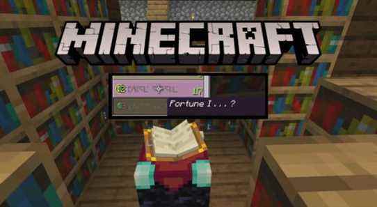 Minecraft : que fait la fortune