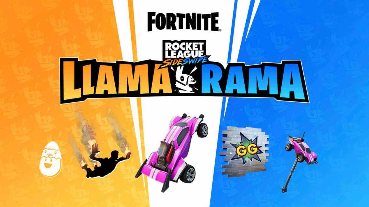 Défis Llama-Rama: Fortnite et Rocket League Sideswipe Crossover maintenant en ligne
