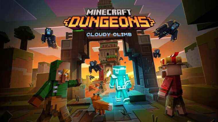 Bande-annonce de lancement de Minecraft Dungeons Cloudy Climb
