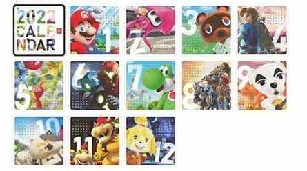 Mes mois du calendrier Nintendo