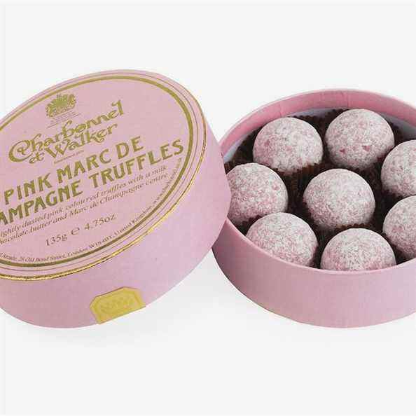 Truffes Charbonnel et Walker Rose-Champagne