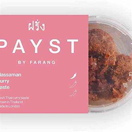 Pâte de curry massaman thaï frais Payst.  Frais, fait à la main à Londres