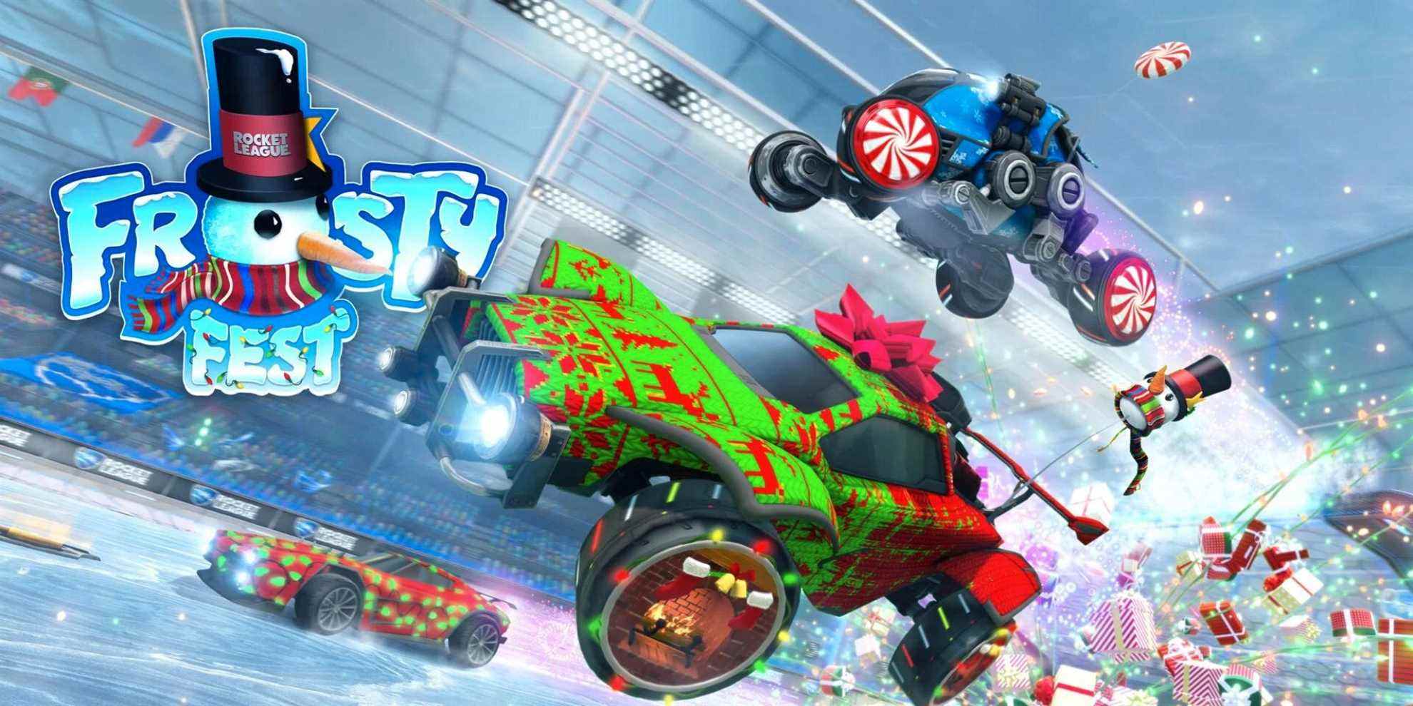 Rocket League Frosty Fest revient le 16 décembre, les récompenses incluent de nouveaux décalcomanies, roues et plus
