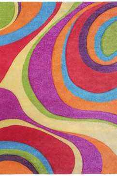 Tapis arc-en-ciel Candy Swirl