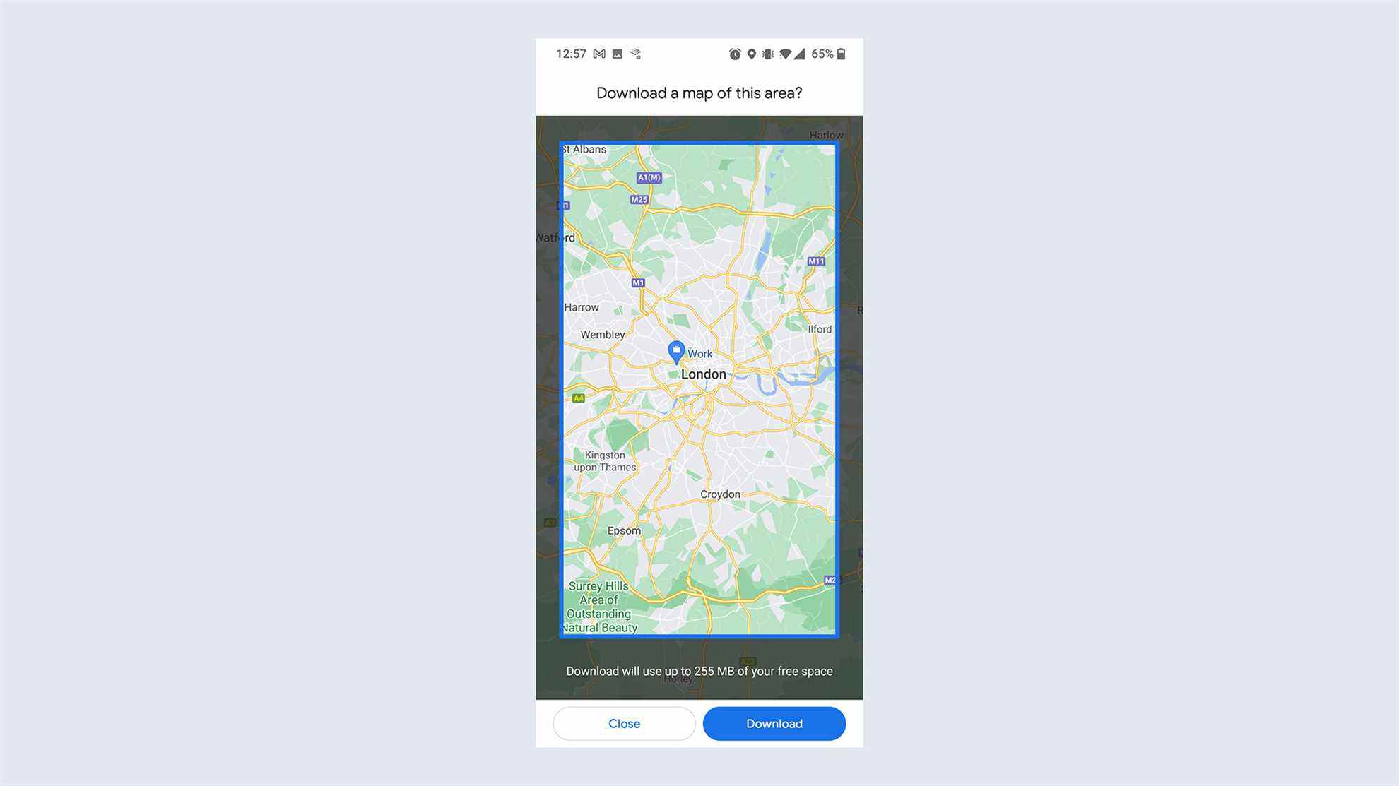 cartes hors ligne google maps