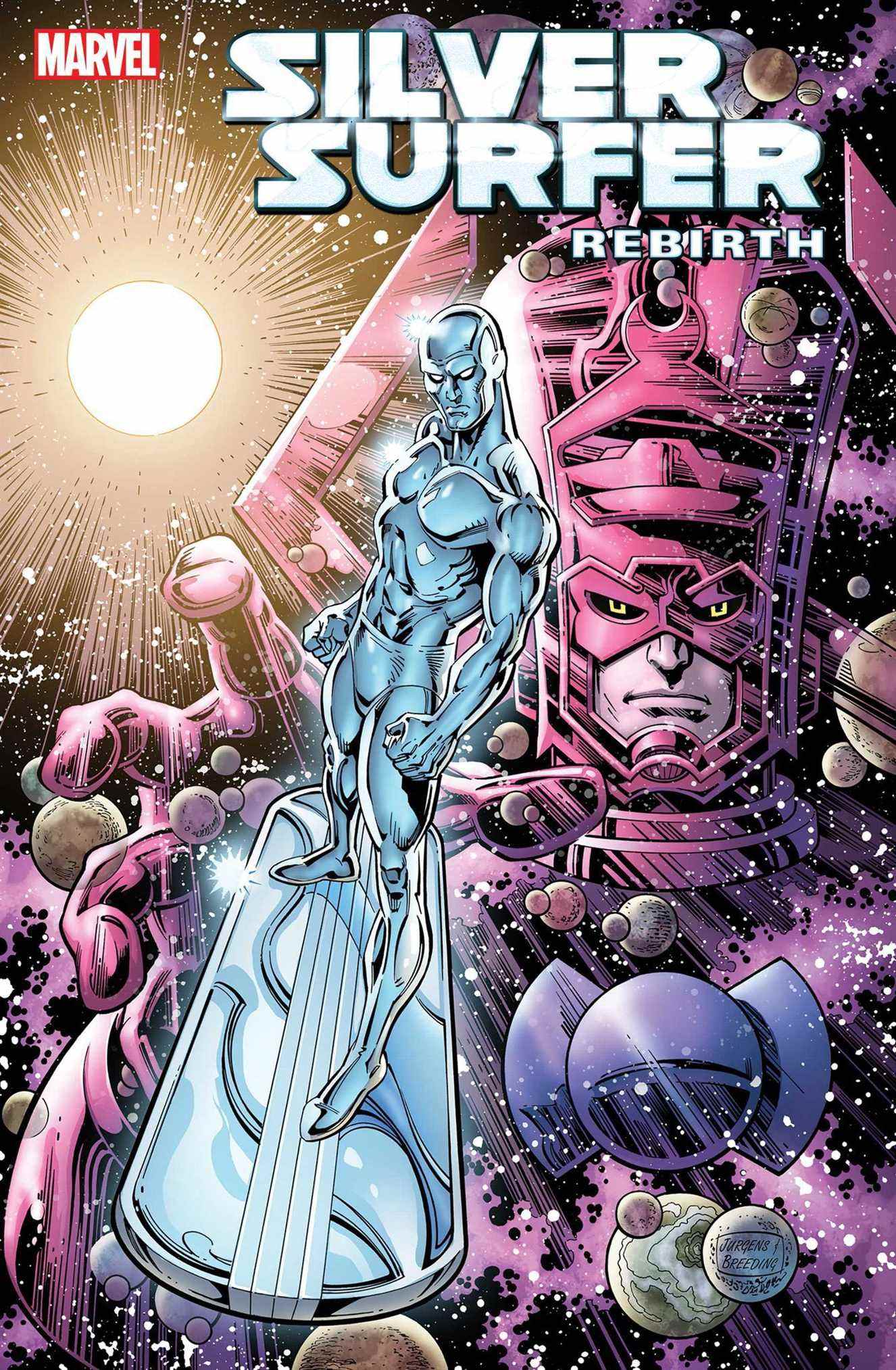 Silver Surfer: Rebirth #1 variante couverture