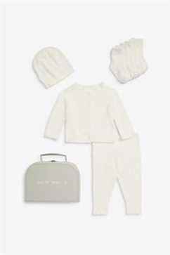 Ensemble cardigan, pantalon, chaussettes, bonnet et valise CozyChic Lite Classic