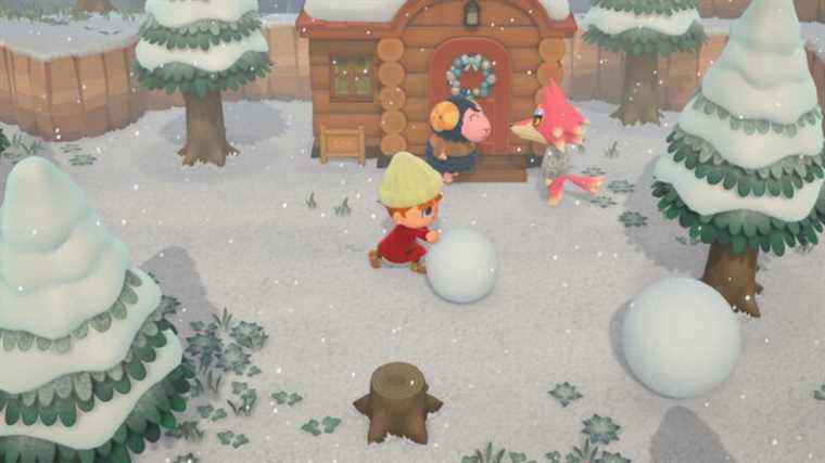 Bonhomme de neige parfait Animal Crossing New Horizons
