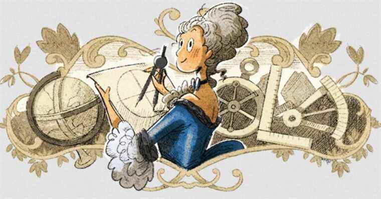 Google Doodle rend hommage à la mathématicienne française Émilie du Châtelet